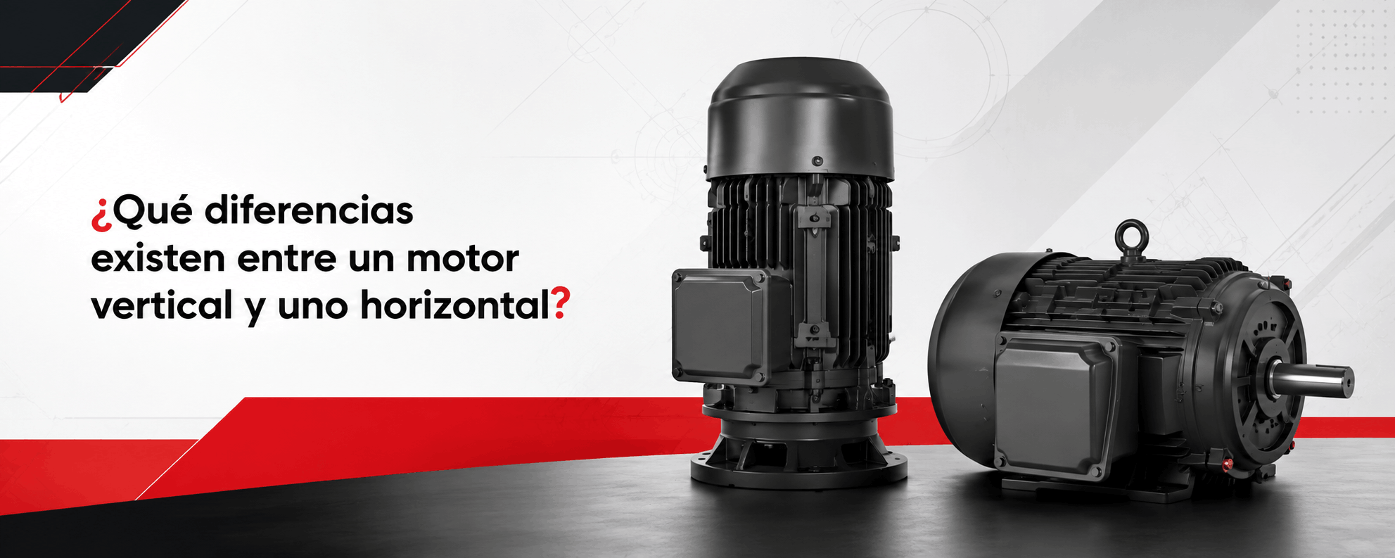 que diferencias existen entre un motor vertical y uno horizontal